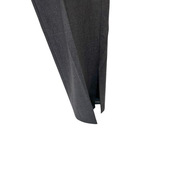 Brunello Cucinelli Gray Work Wool Blend Straight Leg Dress Trouser Pant Size 4 - Picture 7 of 13